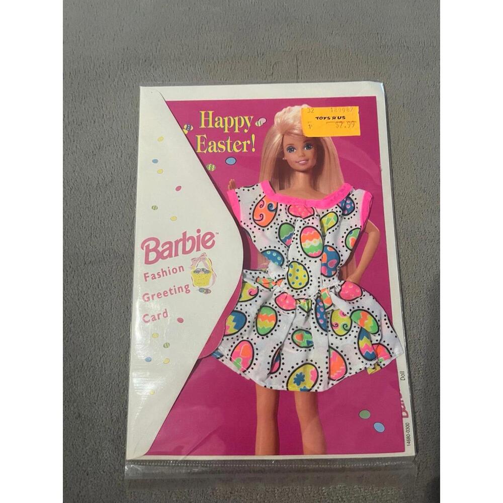 Barbie Happy Easter fashion card